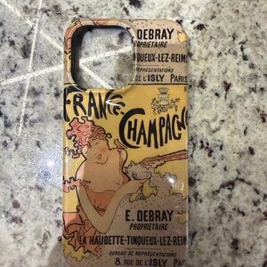 Vintage Champagne Design Phone Case